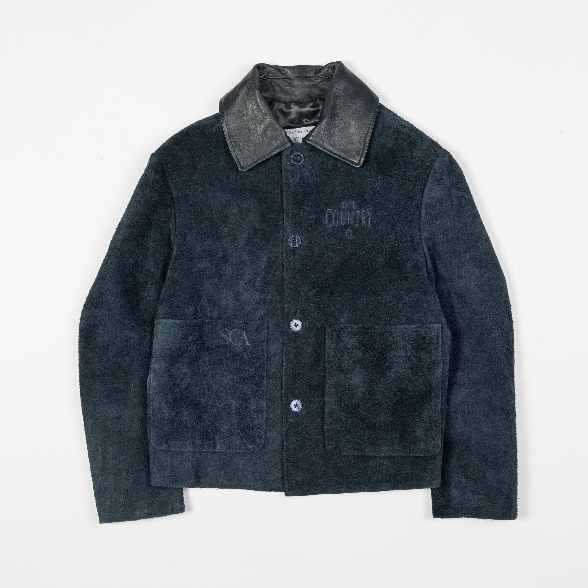 Suede Chore Jacket |  Navy