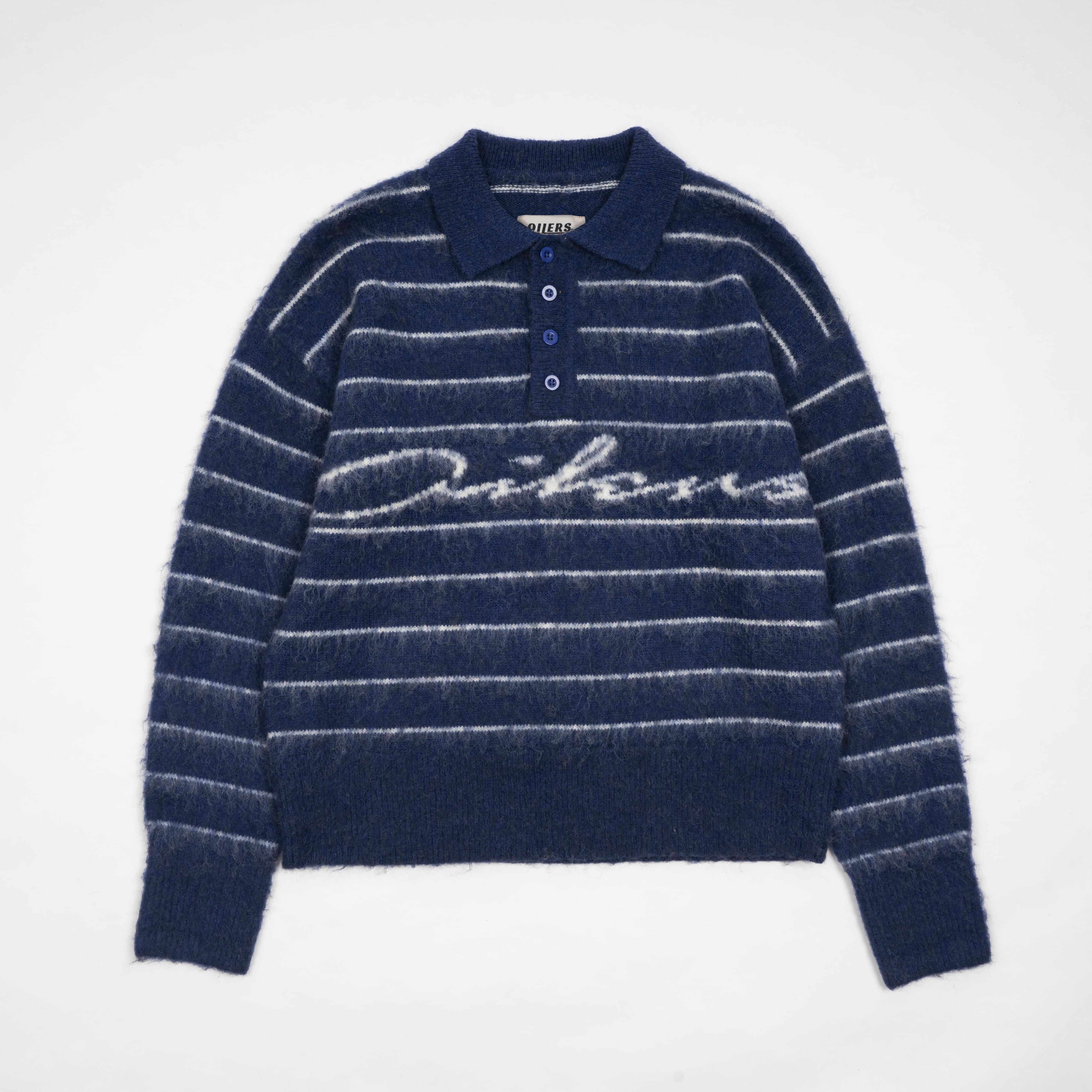 Northline Collared Mohair Knit