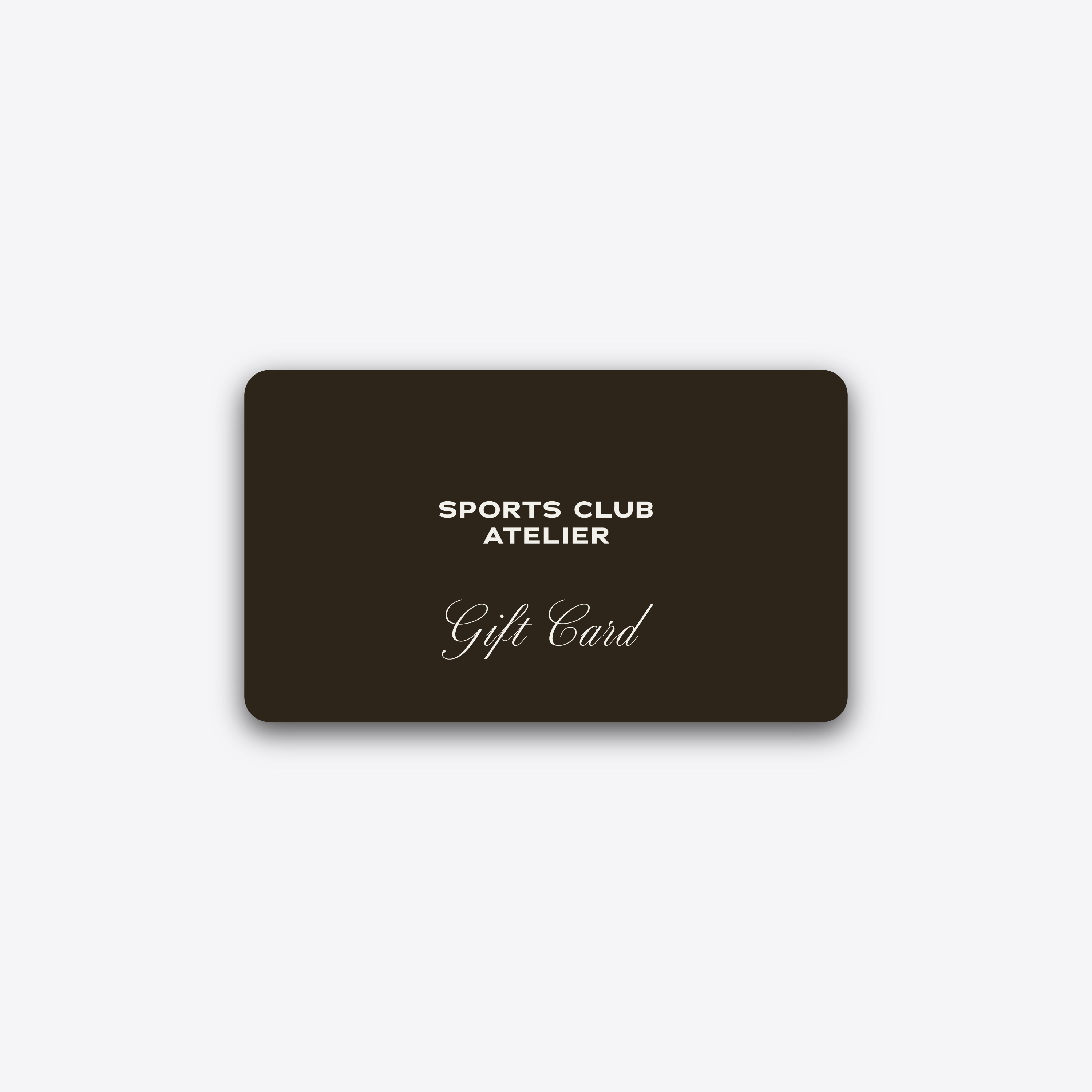 Sports Club Atelier Gift Card