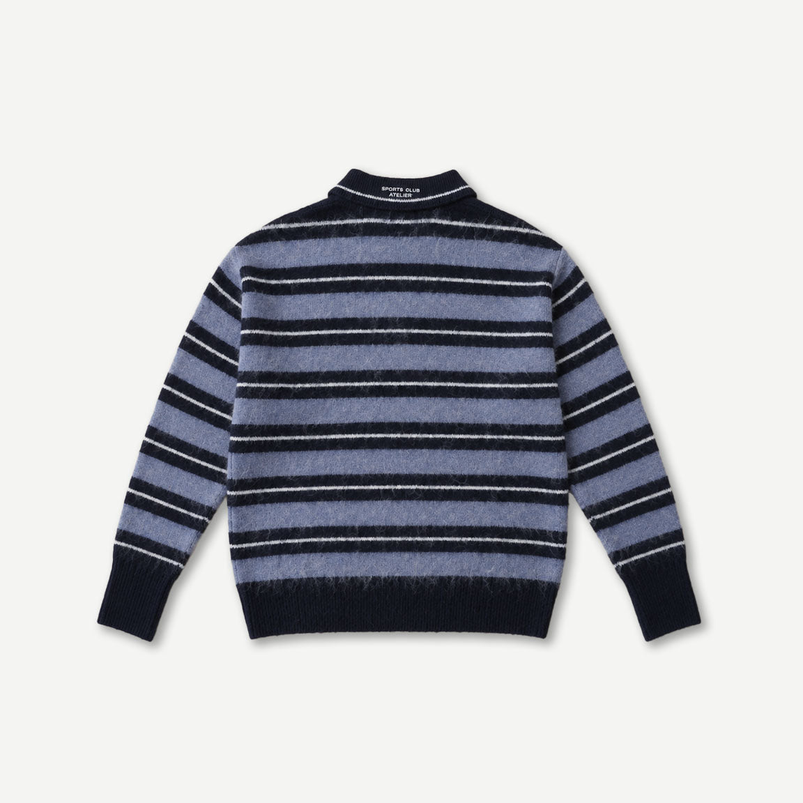 Leafs Mohair Collared Knit